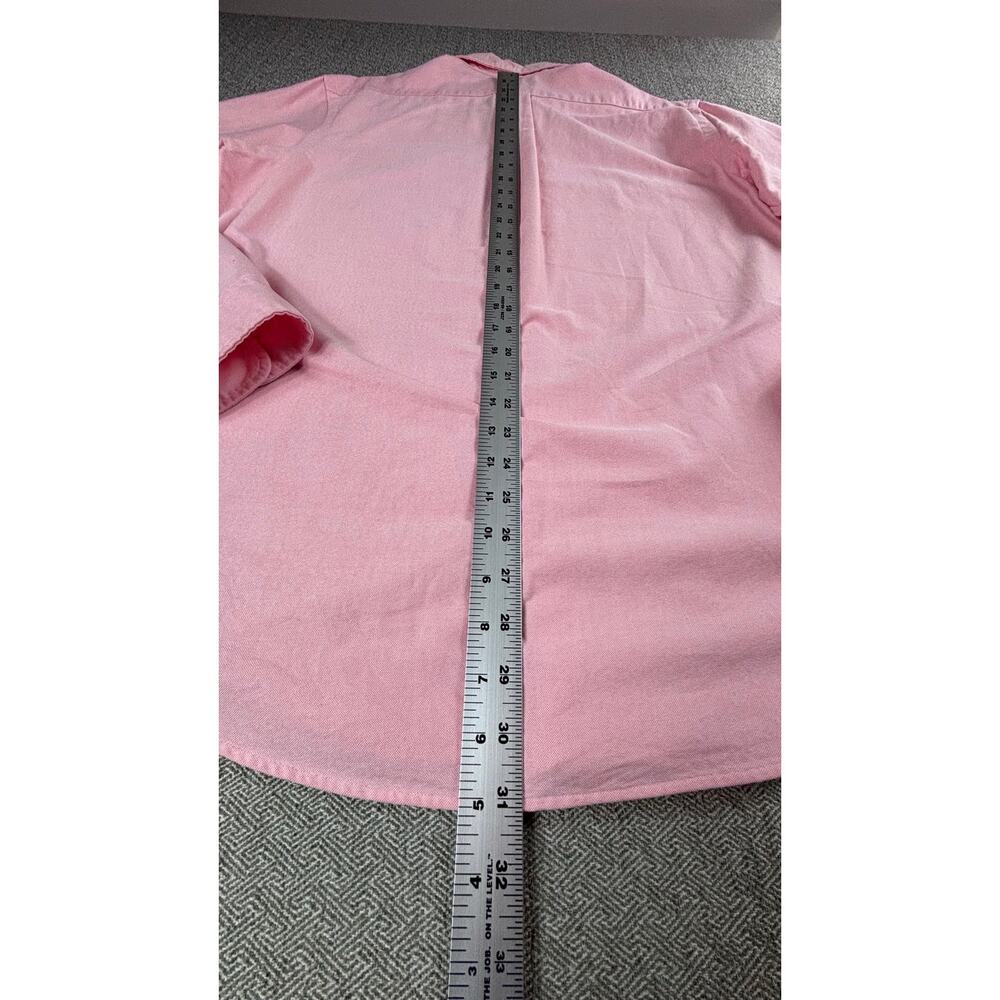 Polo Ralph Lauren Men's Sz LG Classic Button Down Polo Pink with Pony - Picture 10 of 14